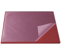 Läufer Durella Flexoplan 44624 Sous-main antidérapant avec protection des bords et support transparent Rouge 52 x 65 cm