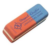 Läufer Gomme Doppel-Läufer 00440 – caoutchouc naturel bicolore rouge et bleu, surface biseautée