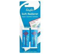 Läufer Gomme en plastique Plast Soft – Carte blister de 2