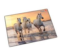 Läufer Läufer Schreibunterlage Pferde Am Strand, 400 X 530 Mm Noir
