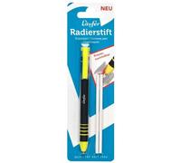 Läufer Gomme en forme de stylo Chemin de 69542 jaune + 4 rechanges – carte blister