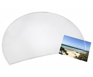 Läufer Matton Rondo 32610 Sous-main transparent semi-circulaire 50 x 70 cm