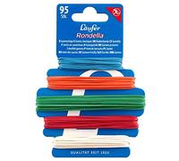 Läufer Rondella 69210 Lot de 95 anneaux en caoutchouc pour usage domestique 5 tailles et 5 couleurs