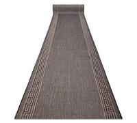 Läufer Sisal Vision 20446 Cadre naturel beige foncé 70 x 330 cm