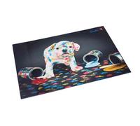 Läufer Sous-Main Plastique 40 X 53 Cm Motif "Chien Multicolore