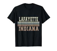 Lafayette Indiana rétro T-Shirt Graphique avec Valeur