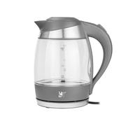 Lafe Bouilloire CEG016 Gris Verre Plastique 2200 W 1,7 L