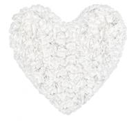 Lafefe 1200 Pièces Pétales de Rose Blanche Artificielle - Jetables pour Mariages, Saint Valentin, Anniversaires, Ambiance Romantique - Blanc
