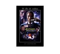 LaFegoude American Psycho Movie Poster Peinture décorative sur toile Art mural pour salon, chambre à coucher, art mural, impression d'image moderne, décoration de salle familiale, 30 x 45 cm