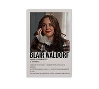 LaFegoude Gossip Girl Blair Waldorf Poster décoratif sur toile, art mural, pour salon, chambre à coucher, impression murale, moderne, décoration de salle familiale, 30 x 45 cm
