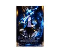 LaFegoude Solo Leveling Poster manga japonais Peinture décorative sur toile Art mural pour salon, chambre à coucher, art mural, impression d'image moderne, décoration de salle familiale, 30 x 45 cm