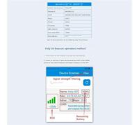 Lafeier 1 balise de localisation Bluetooth NRF51822 Eddystone Ibeacon Ble4.2, blanc