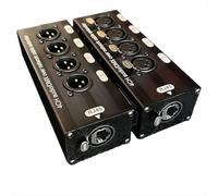 Lafeier 1 extension de câble audio XLR à 4 canaux à 3 broches et sur réseau, extension de signal DMX512, mâle