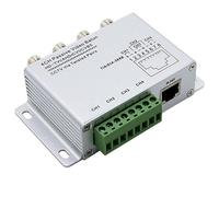 Lafeier Balun vidéo passif 4 canaux pour caméras TVI CVI AHD CCTV via paires torsadées UTP émetteur-récepteur BNC vers RJ45