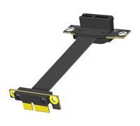 Lafeier Câble d'extension PCIE 1 x 90 degrés, PCI-Express 3.0 mâle vers femelle Riser PCI-E Extender Adapter 10 cm