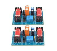 Lafeier Lot de 2 haut-parleurs audio 3 voies 150 W Crossover Treble Midrange Bass Bibliothèque Haut-parleurs de voiture Filtre séparateur de fréquence