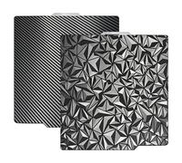 Lafeier Plaque de construction PEO PET pour imprimante 3D Bambu-Lab X1/X1C/X1E/P1P/P1S/A1, PEO + surface en fibre de carbone 257 x 257 mm