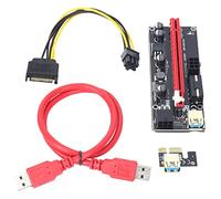 Lafeier VER 009S PCIE Riser 1X à 16X Carte d'extension graphique pour GPU Mining Extender, adaptateur PCI Express, lot de 6