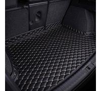 LAFENI Cuir Tapis Coffre Voiture pour MG4 EV MG 4 EH32 2022-2023, Protection Coffre Tapis Anti Rayures Coffre Doublure AntidéRapant Tapis Couverture IntéRieure,C/Black-Beige
