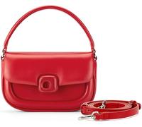 LA'FESTIN Sacs à main de créateur en cuir, petits sacs à bandoulière pour femmes avec bandoulière en cuir réglable - Sacs à main tendance style western avec fermeture à boucle - Rouge