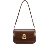 LA'FESTIN Sacs de designer pour femmes, sac à main fourre-tout Hobo, sac à bandoulière à bandoulière, marron, 8.86" L * 2.95" W * 5.51" H