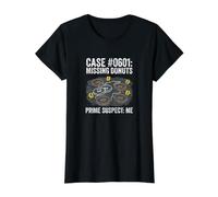 l'affaire des Beignets disparus : Prime Suspect Me Funny Food T-Shirt Graphique avec Valeur