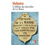 L'Affaire du chevalier de La Barre/L'Affaire Lally - Voltaire - Gallimard - Poche - Roman