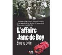 L'affaire Jane de Boy Simone Gélin (Auteur)