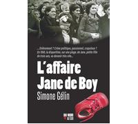 L'affaire Jane de Boy - Simone Gélin - Editions Cairn - broché - Roman