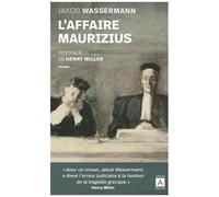 L'affaire Maurizius - Suivi De Réflexions Sur L'affaire Maurizius