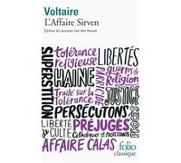 L'Affaire Sirven Voltaire (Auteur), Jacques Van Den Heuvel (Edité par)
