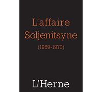 l'affaire soljenitsyne