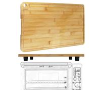 laffeya Planche à découper pour friteuse Ninja Flip Air Fryer SP101 SP201 SP301 SP351 DCT401 DCT402 DCT451, planches d'économie d'espace pour Breville (beige, 44,6 x 27,6 x 3,6 cm)