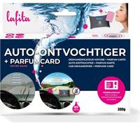 Lafita Auto Moisturiser - 400 grammes - piège à humidité réutilisable - contient 1 carte de parfum floral et boisé