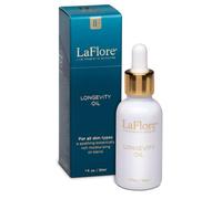 LaFlore Huile de longévité, huile pour le visage riche en hydratation, mélange botanique apaisant pour nourrir et illuminer la peau, antioxydant, anti-inflammatoire, stimulant le système immunitaire