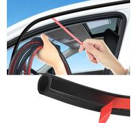 lafo Joint en caoutchouc profilé O - 14 mm x 14 mm - 8 m - Joint universel autocollant pour porte et fenêtre de voiture - Étanche - Isolation phonique - Étanche à la poussière - Montage facile