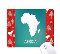 l'afrique, continent aperçu une silhouette carte la souris noël woods - forêt