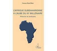 L'Afrique subsaharienne à l'aube du IIIe millénaire: Histoire et analyses