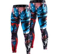 LAFROI Collants de compression pour homme à séchage rapide YSK08, Vengeance X2, 34-37