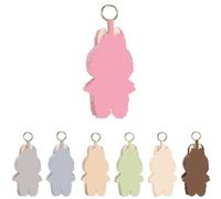 lafufu Porte-Clés Peluche Monstre Mignon 17 cm - Poupée Style Kawaii, Jouet Mignon pour Sac & Clés, Accessoire Décoratif & Idée Cadeau Originale pour Enfants, Ados, Amis & Collectionneurs (Rose)