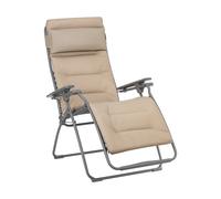 Lafuma Fauteuil Relax Futura BeComfort® Matelassé Zéro Gravité Beige Moka - Fabriqué en France