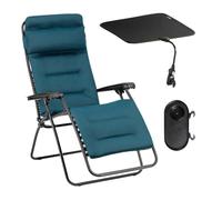 Lafuma Ensemble Fauteuil Relax matelassé avec Ombrelle et Porte-Gobelet - RSX Clip