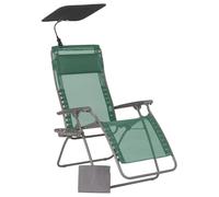 Lafuma Ensemble Fauteuil Relax Transat Jardin - Chaise Longue Et Accessoires - Zen Edition - Batyline® Iso - Vert Foret Mobilier