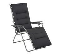 Fauteuil pliant Lafuma Mobilier Evolution Be Comfort gris foncé