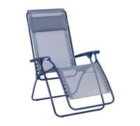 Lafuma - Fauteuil Relax Zéro Gravité | Fabriqué en FRANCE - Garantie 5 ans - Bleu - Léger et pliant pour un transport facile, Résiste aux UV et à la pluie