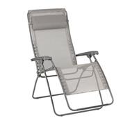 LAFUMA MOBILIER - Fauteuil Relax Zéro Gravité RSXA CLIP XL -Chaise Longue Pliante Terrasse et Jardin -Toile Batyline® Résistante - Transat Multiposition, Tout Confort, Fabriqué en France -Marron TERRE
