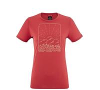 T shirt manches courtes femme lafuma corporate rouge