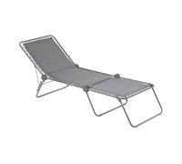 Chaise longue pliante Lafuma Mobilier Siesta LightComfort gris foncé