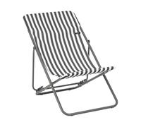 Lafuma Maxi Transat Colorblock chaise longue Rayure Terre (gris)