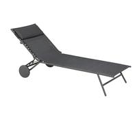 Lit bain de soleil LAFUMA Miami II - Gris Obsidian